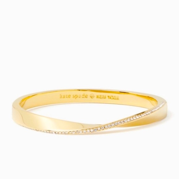kate spade Jewelry - Kate Spade Gold "Do The Twist" Bangle Bracelet